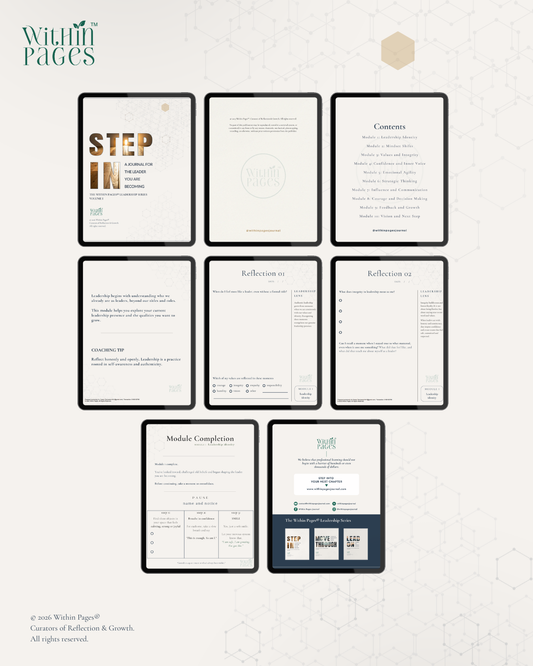 Step In: A Journal for the Leader you are Becoming