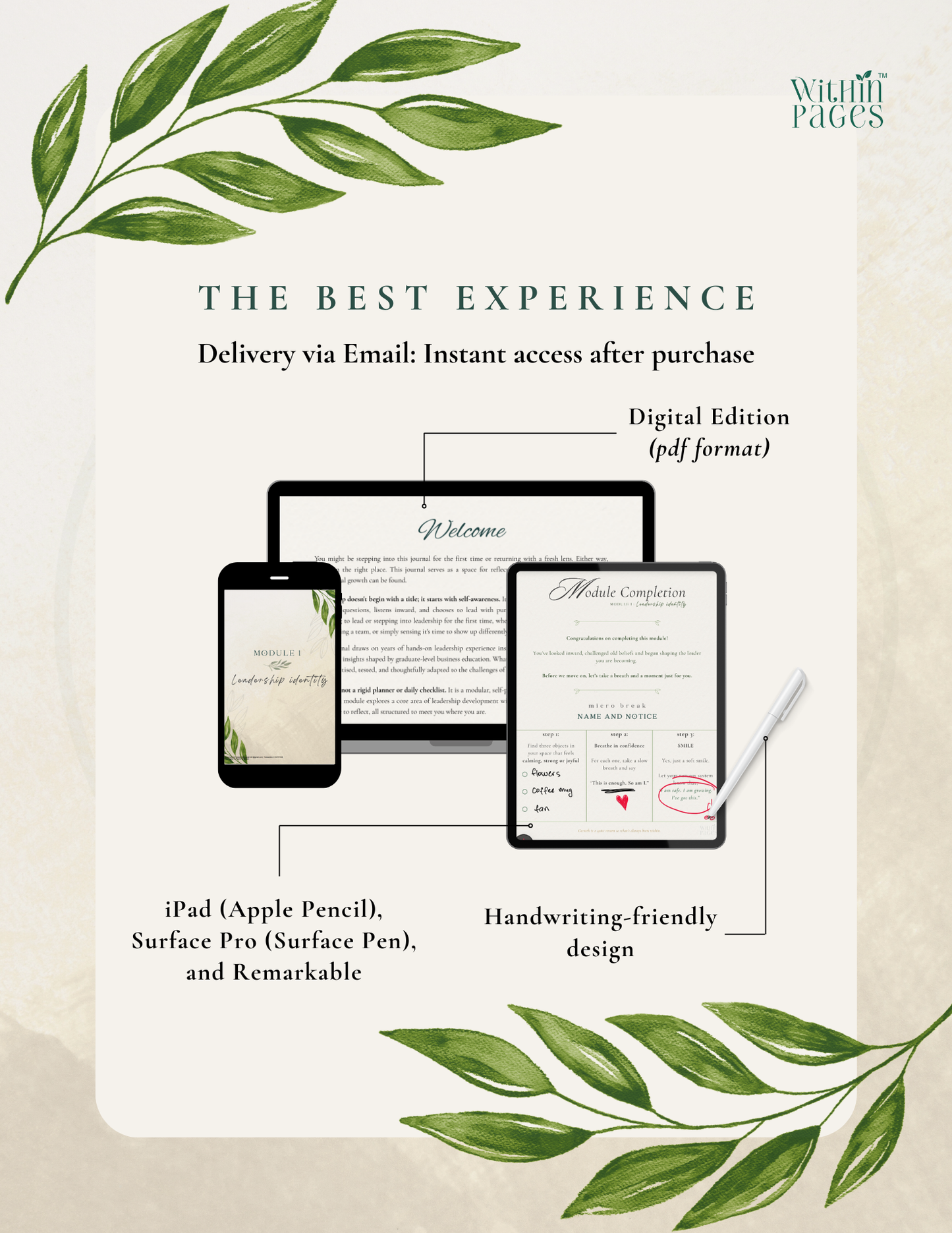 Step In: A Journal for the Leader you are Becoming