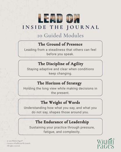 Lead On: A Journal for Leadership Continuity