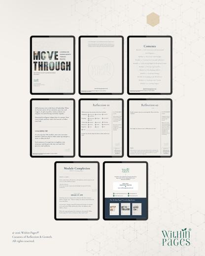 Move Through: A Journal for Shaping Growth through Practice
